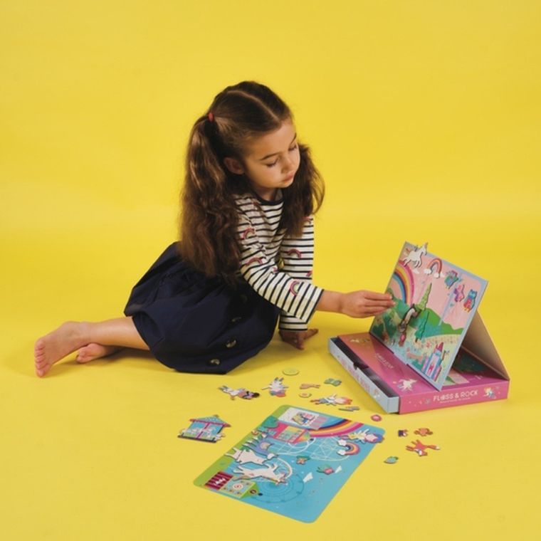 Floss & Rock, Tęczowe wróżki, magnetyczna układanka