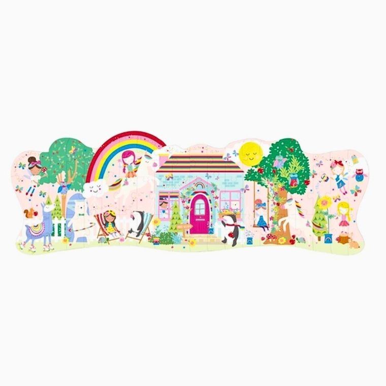 Floss & Rock, Tęczowe wróżki, puzzle, 60 elementów