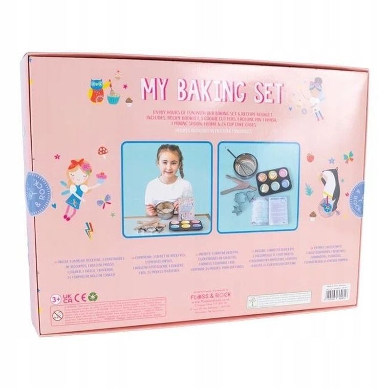 Floss & Rock, Tęczowe Wróżki, zestaw do pieczenia