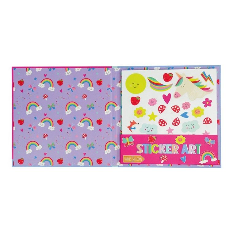 Floss & Rock, Tęczowe wróżki, zestaw pachnących naklejek