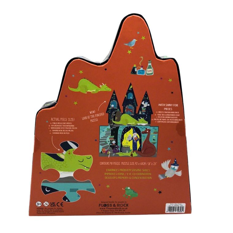 Floss & Rock, Zaczarowany Zamek, puzzle, 40 elementów