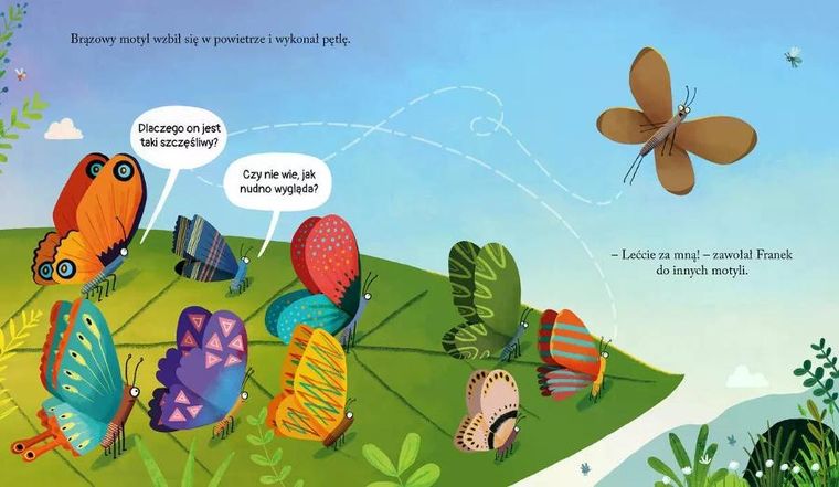 Franek jest motylem. Emocje z natury