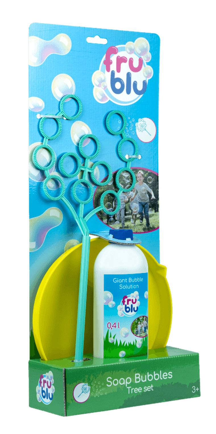 Fru Blu, Drzewko, zestaw do robienia baniek z płynem, 0,4l
