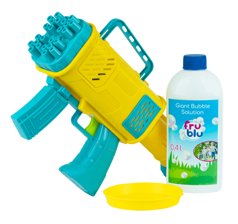 Fru Blu, Mega Blaster, 24 otwory, zestaw do robienia baniek z płynem, 0,4l