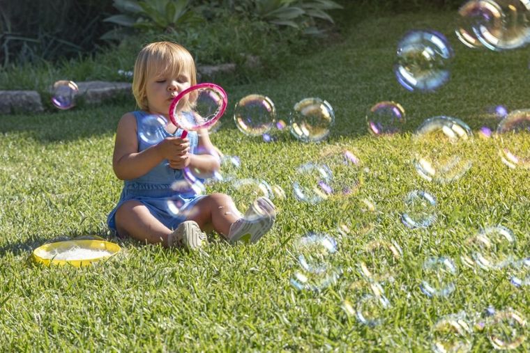 Fru Blu, Obręcz, zestaw do robienia baniek mydlanych z płynem, 0,4l