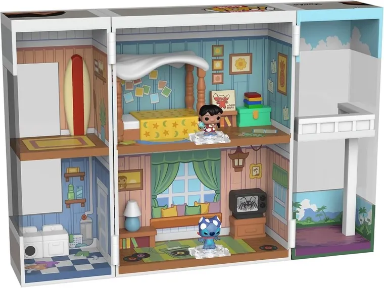 Funko Bitty Pop! Bitty Box, Disney: Lilo i Stitch, Dom Lilo z mini figurkami kolekcjonerskimi, 2 szt.
