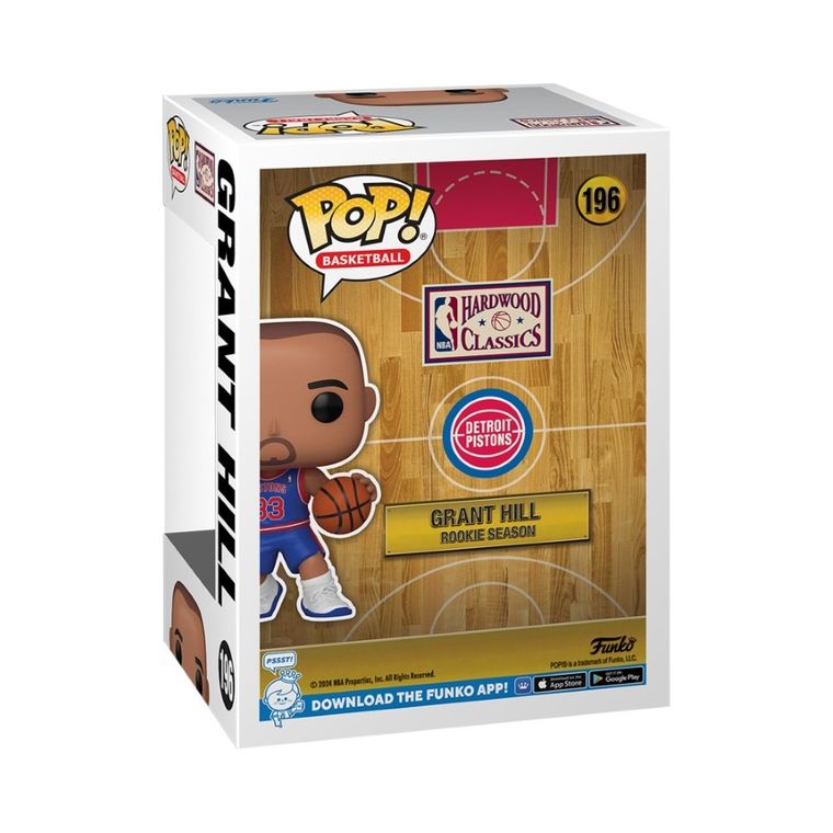 Funko Pop! Basketball: Detroit Pistons, Grant Hill, figurka kolekcjonerska