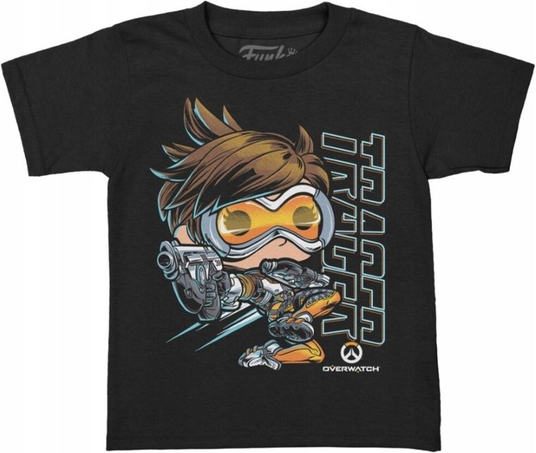 Funko Pop! Games: Overwatch, Tracer, figurka kolekcjonerska + koszulka, rozmiar L