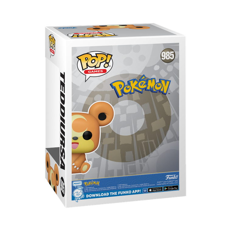 Funko Pop! Games: Pokemon, Teddiursa, figurka kolekcjonerska