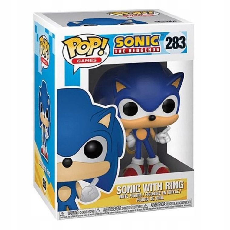 Funko Pop! Games: Sonic z pierścieniem, figurka kolekcjonerska