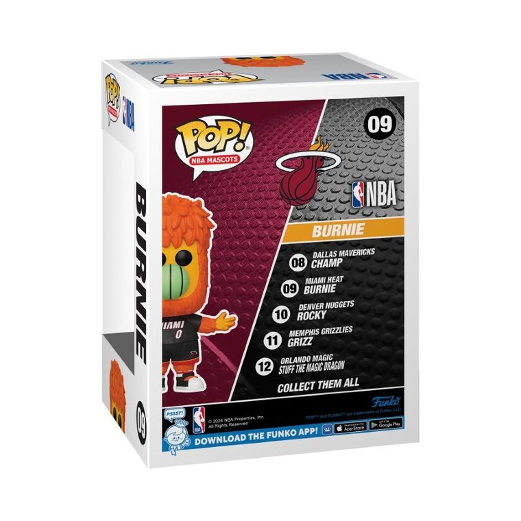 Funko Pop! NBA Mascots: Miami Burnie, figurka kolekcjonerska