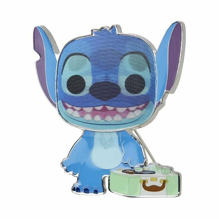 Funko Pop! Pin: Lilo i Stitch, Stitch z gramofonem, przypinka