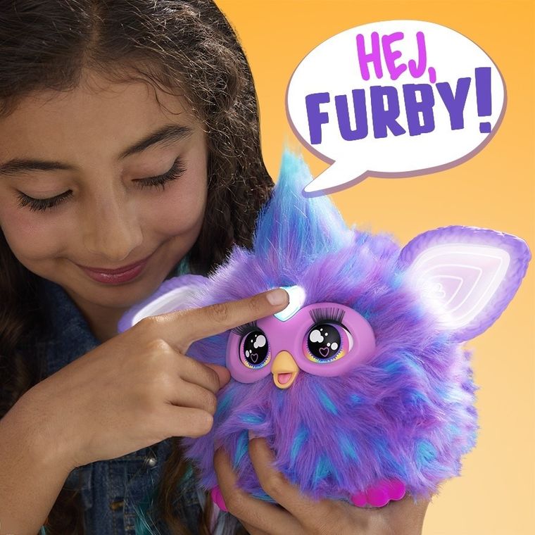 Furby 2.0, zabawka interaktywna, fioletowa