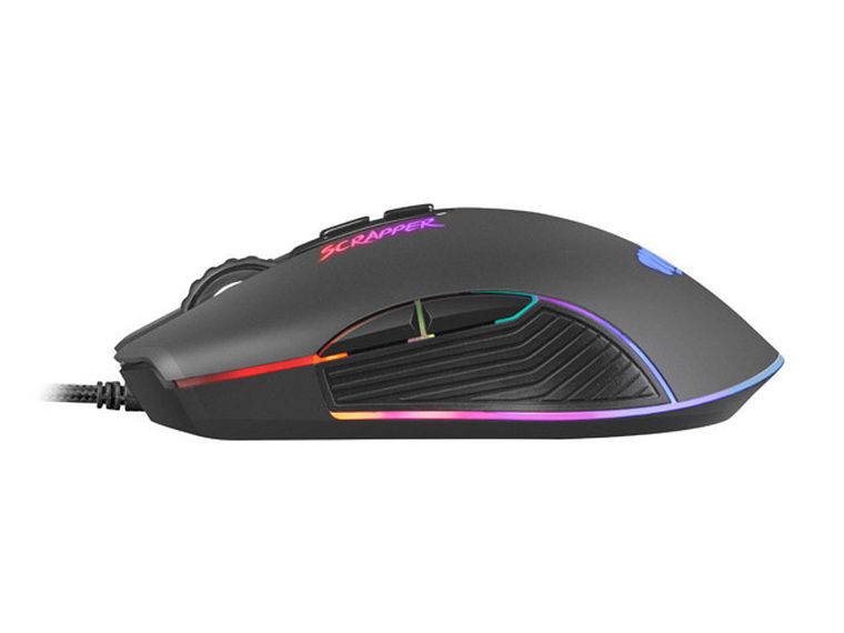 Fury, mysz dla graczy, Scrapper 6400dpi, Rgb, NFU-1699