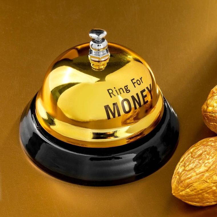 Gadget Master, biurkowy dzwonek na pieniądze