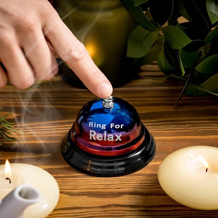 Gadget Master, biurkowy dzwonek, relax