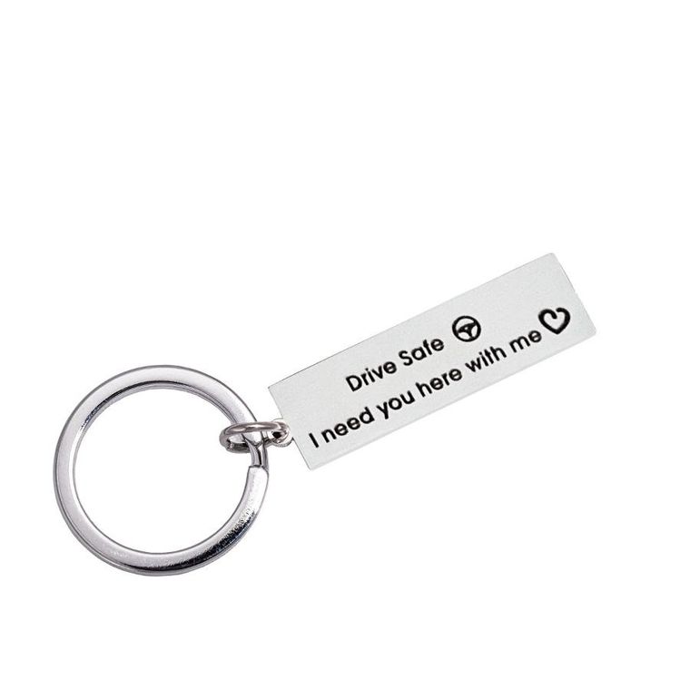 Gadget Master, brelok z tabliczką Drive Safe