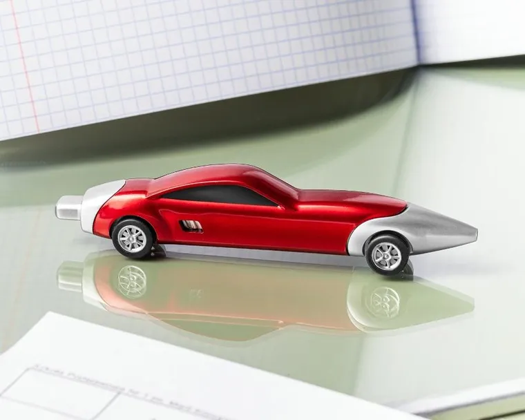 Gadget Master, długopis wyścigówka, czerwony