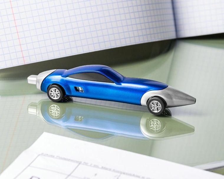 Gadget Master, długopis wyścigówka, niebieski