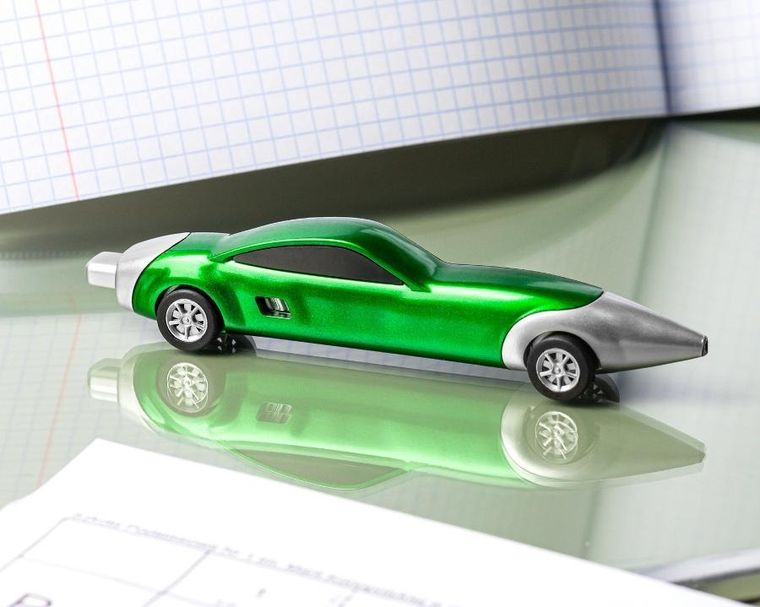 Gadget Master, długopis wyścigówka, zielony