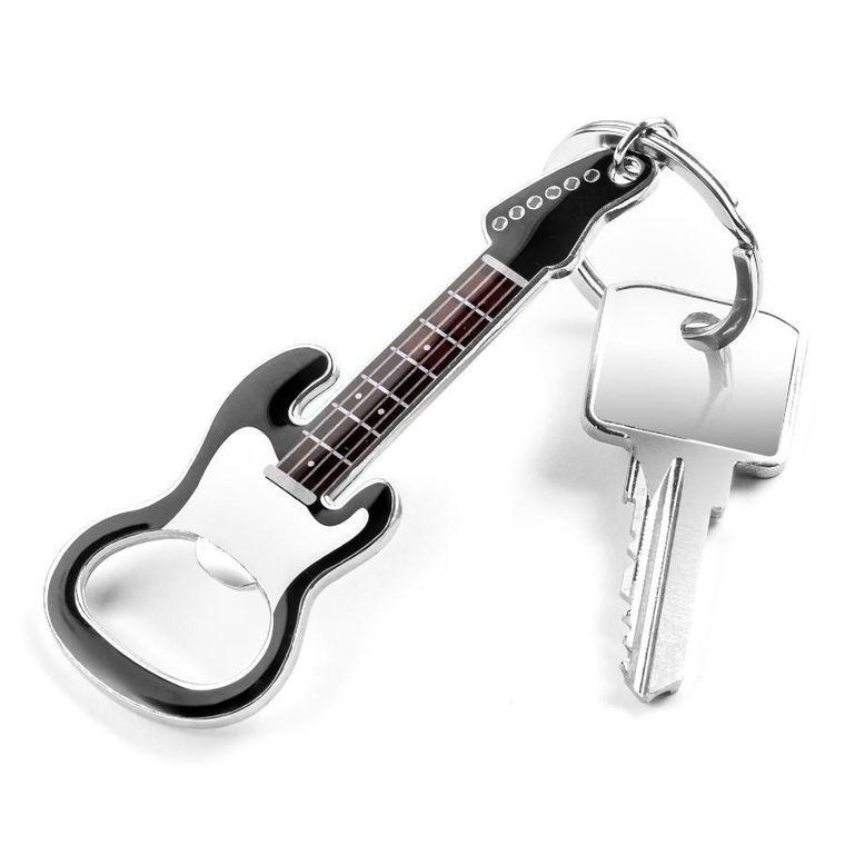 Gadget Master, Gitara elektryczna, otwieracz z magnesem, czarny