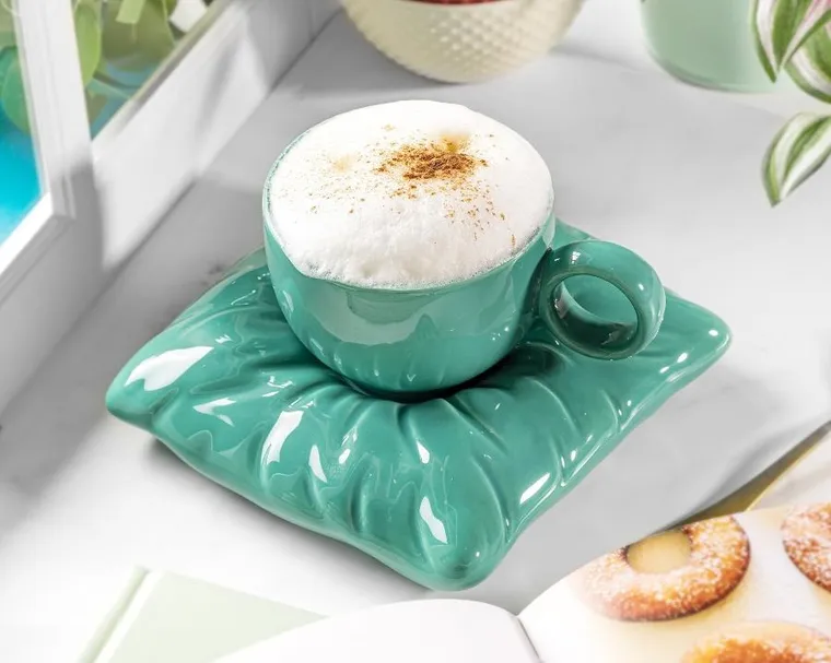 Gadget Master, królewska filiżanka, turkusowa