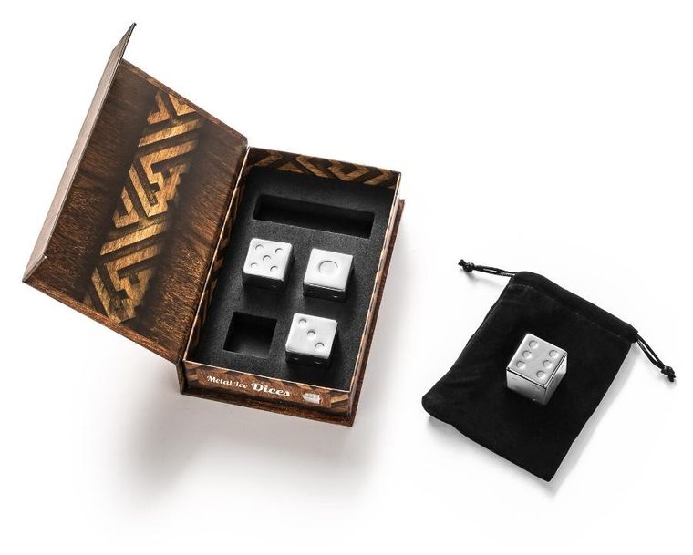 Gadget Master, metalowe kości do drinków