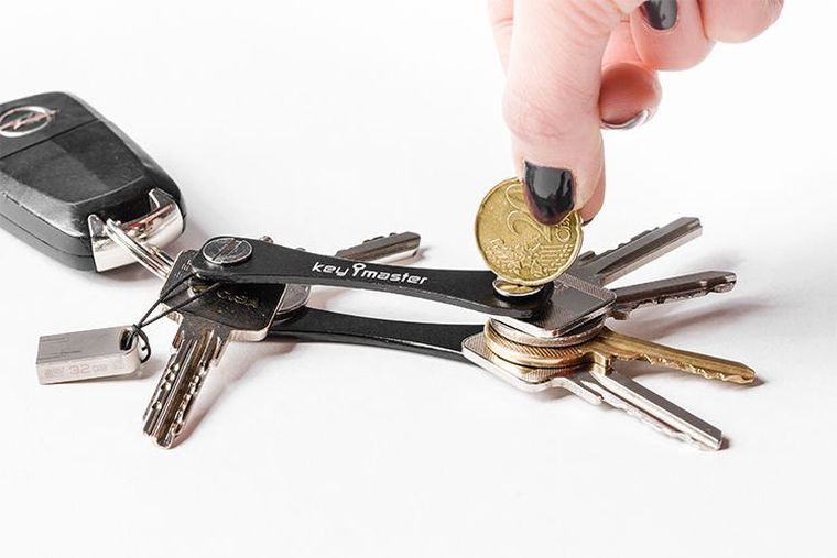 Gadget Master, organizer do kluczy, czarny