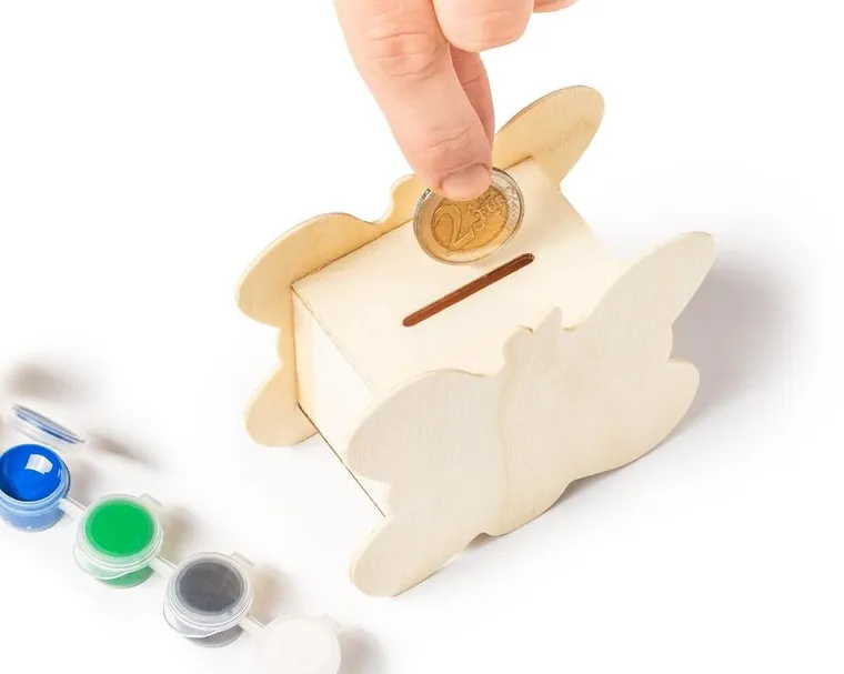 Gadget Master, skarbonka do malowania, motyl