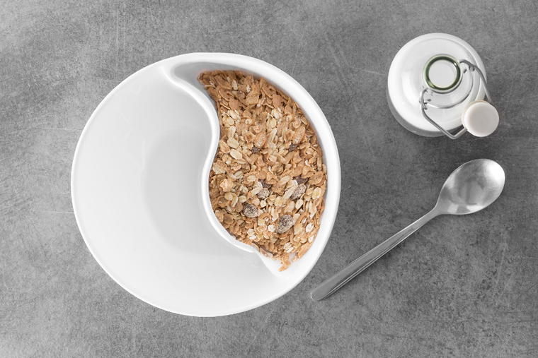 Gadget Master, sprytna miska na płatki i przekąski