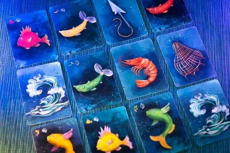 Gaj, Podwodni łowcy, gra karciana