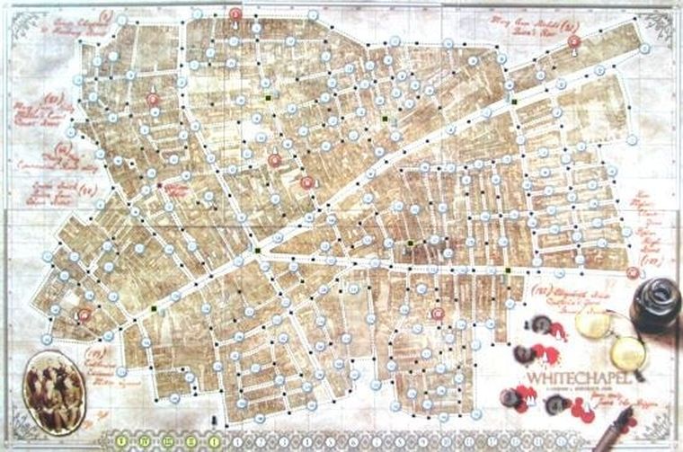 Galakta, Listy z Whitechapel, gra strategiczna