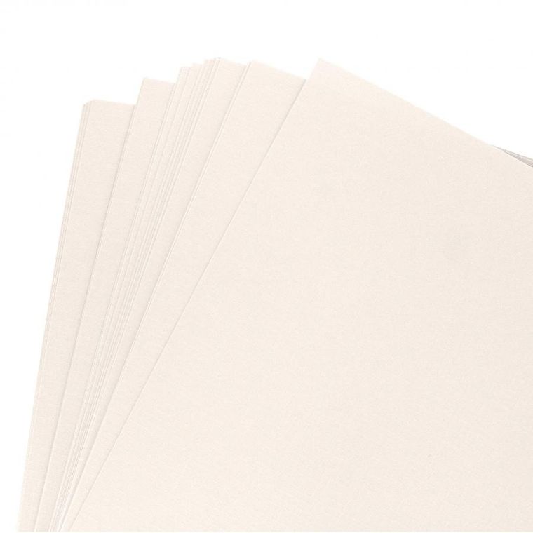 Galeria Papieru, karton ozdobny A4, krem, kratka, 220g, 20 arkuszy