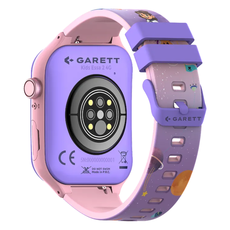 Garett, Kids Essa 2 AI, smartwatch 4G, różowy