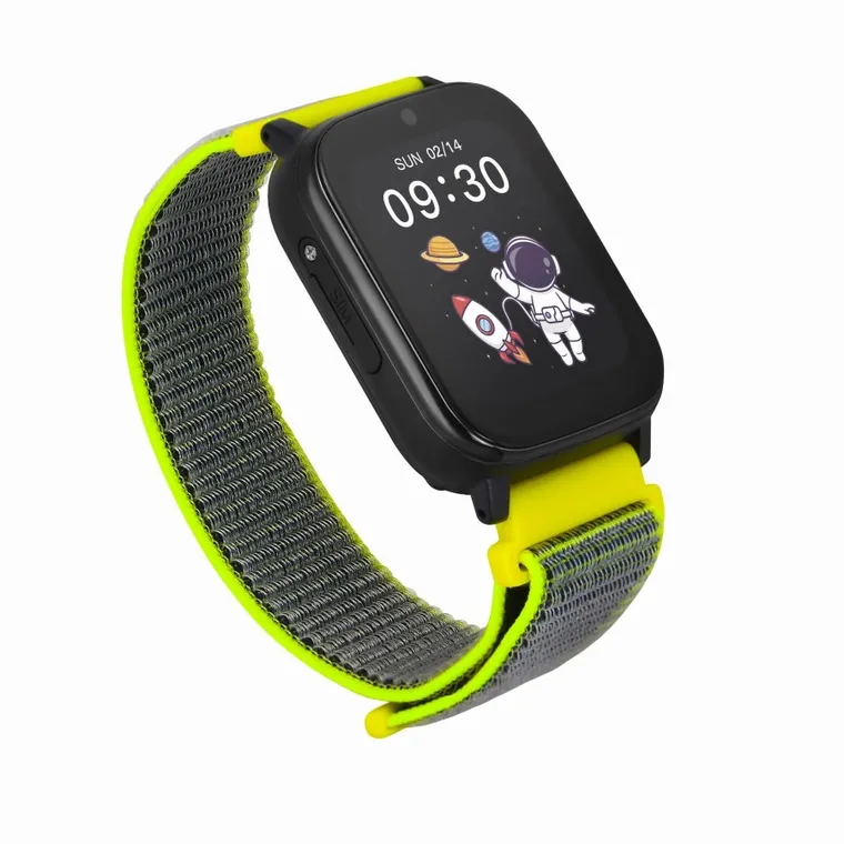 Garett Kids, Tech, smartwatch, 4G, zielony velcro