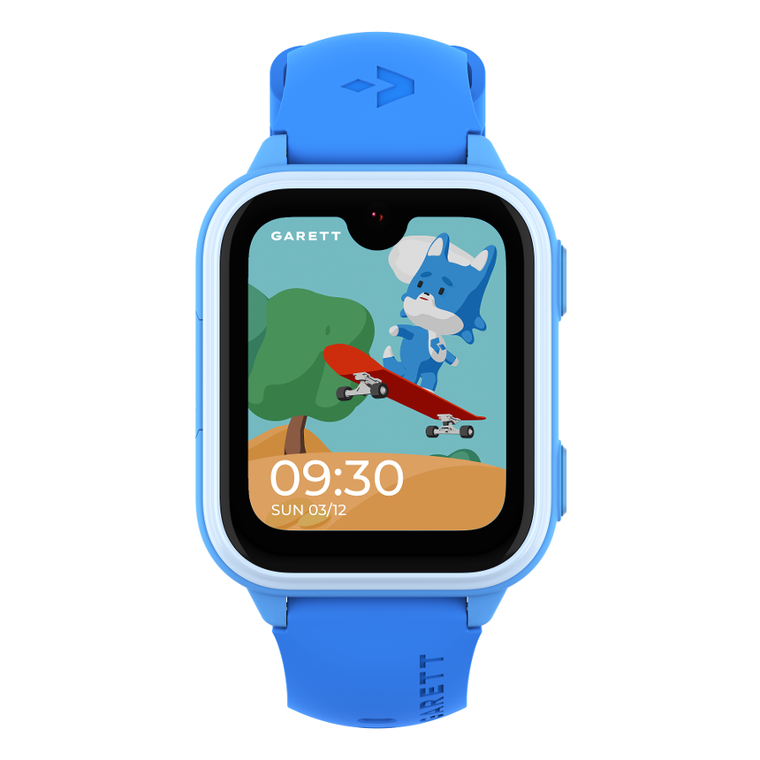 Garett, Kids Vibe AI, smartwatch 4G, niebieski