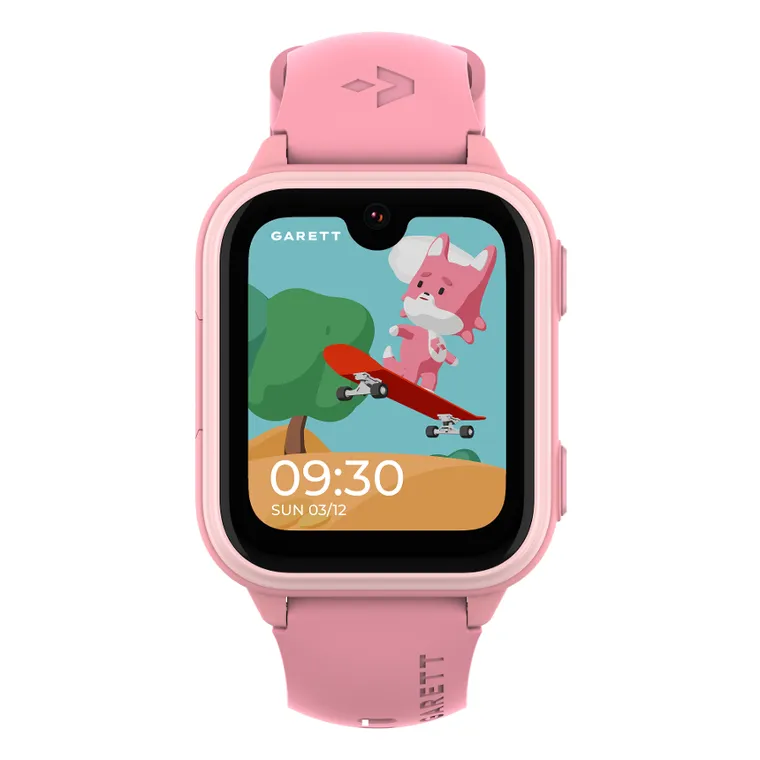 Garett, Kids Vibe AI, smartwatch 4G, różowy