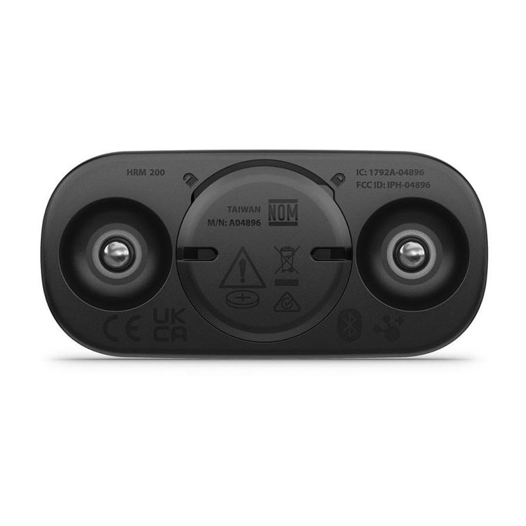 Garmin, HRM 200, czujnik tętna, czarny, 52-72 cm