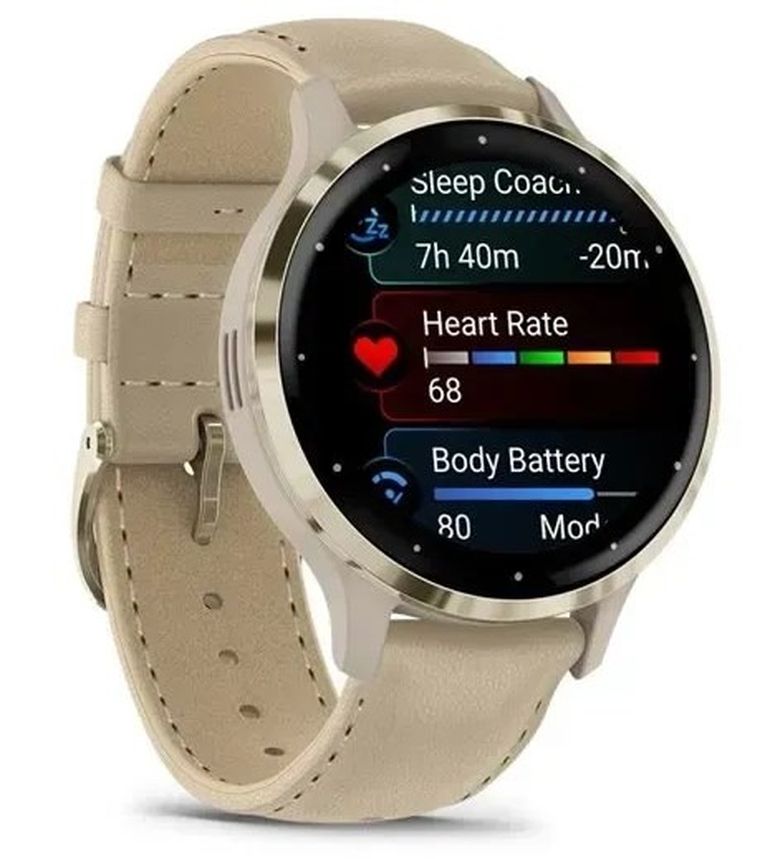 Garmin, Venu 3S, zegarek, soft gold, 41mm