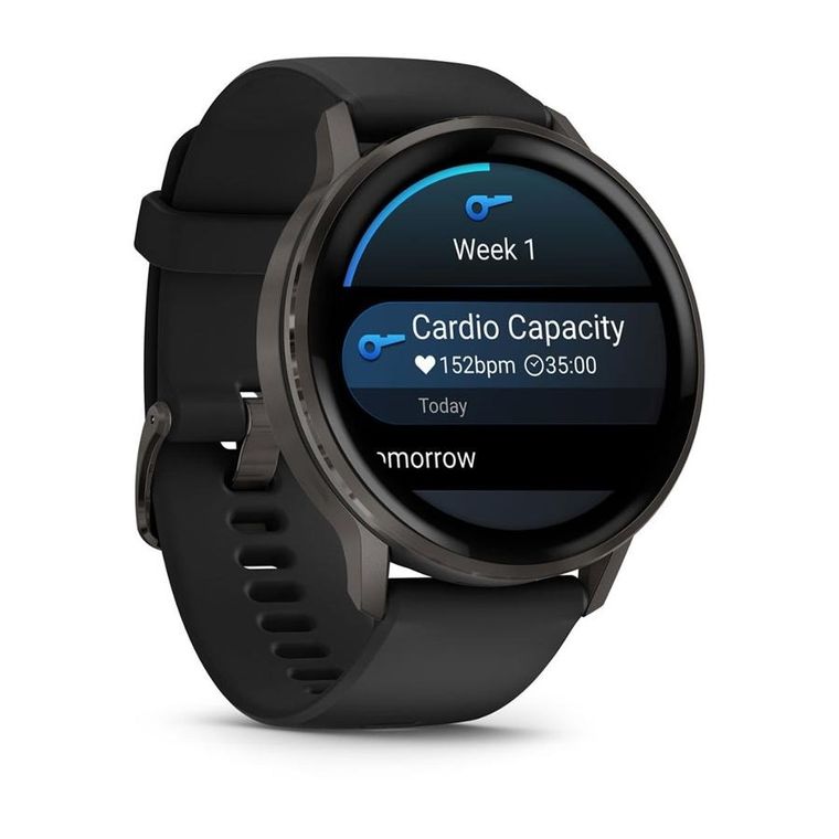 Garmin, Venu 4, smartwatch, 45 mm, Black Slate