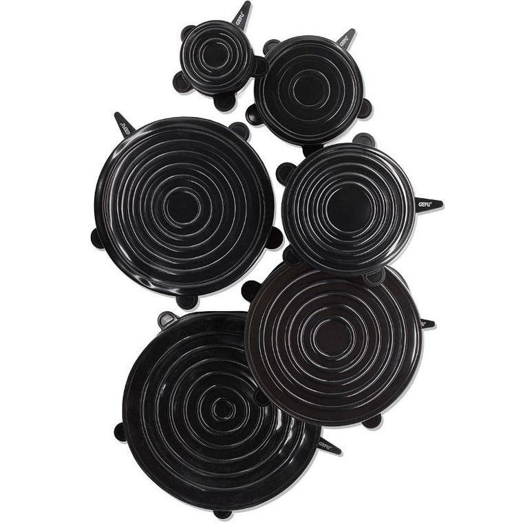 Gefu, pokrywki silikonowe, Flexifresh, 6 szt.