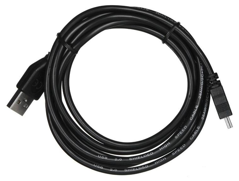 Gembird, CCP-USB2-AM5P-6, kabel, 1,8m, czarny