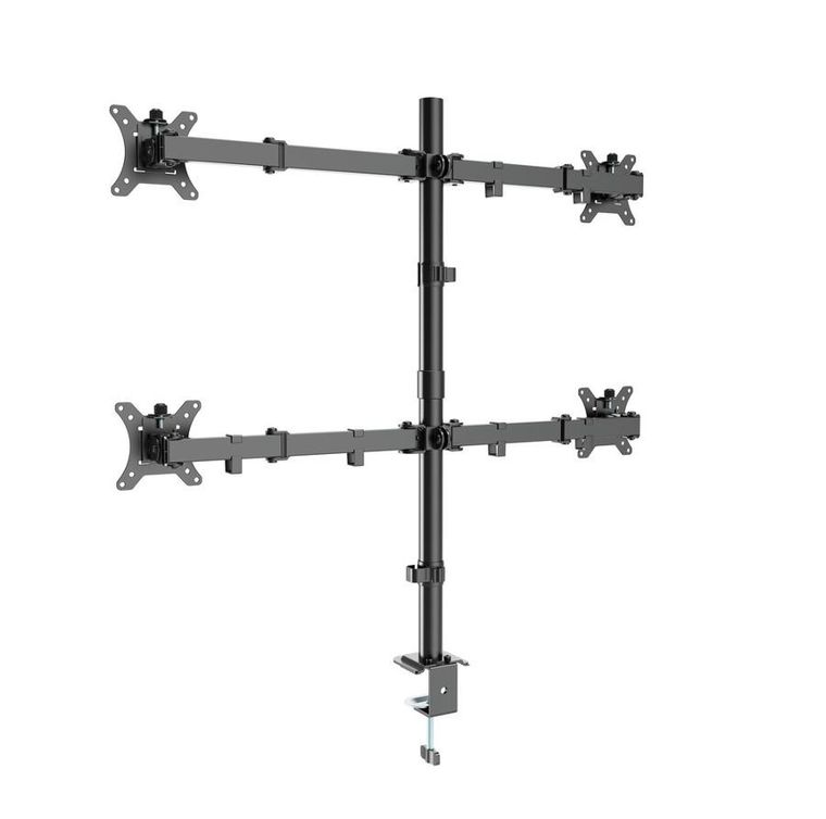 Gembird, regulowany uchwyt do 4 monitorów, 13”- 32”