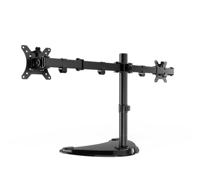 Gembird, stojak biurkowy na 2 monitory, regulowany, 13”-32”