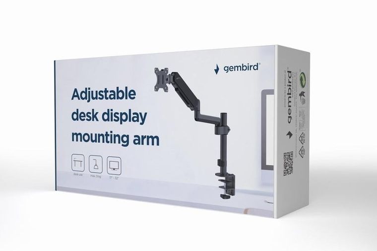 Gembird, uchwyt na monitor, regulowany, 17"-32"