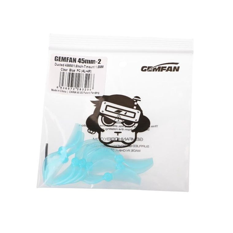 Gemfan, śmigła do drona, Two-blade Propellers, 45 mm, 8 szt.