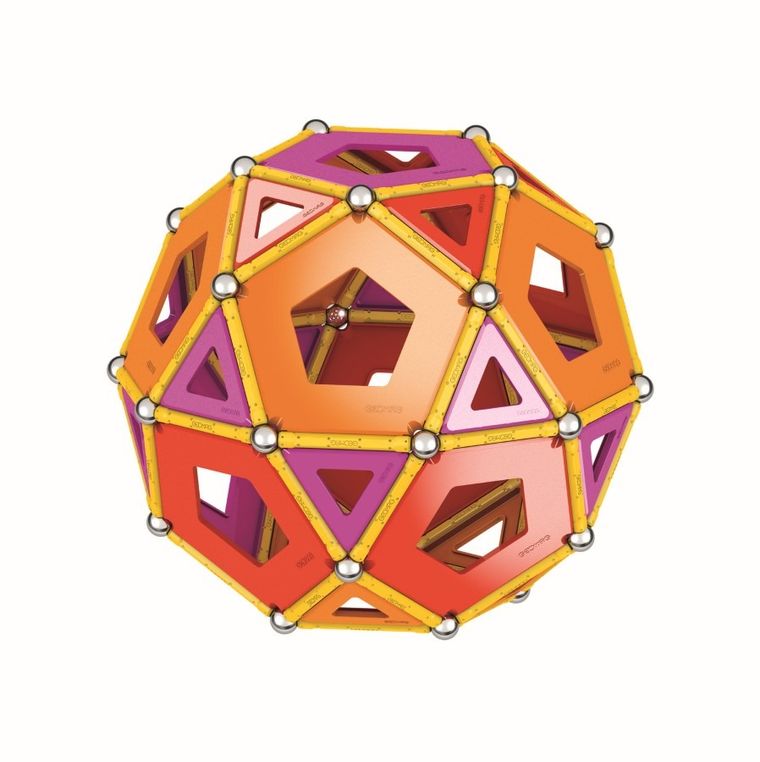 Geomag, Classic Panels Recycled, konstrukcyjne klocki magnetyczne, 200 elementów