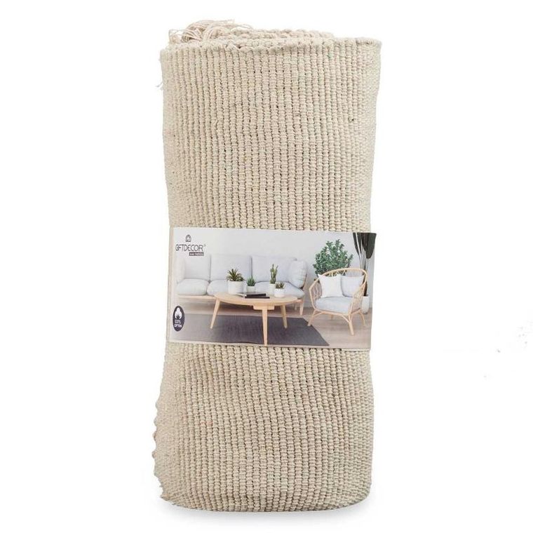 Giftdecor, dywan z frędzlami, 100% bawełny, 180-120 cm