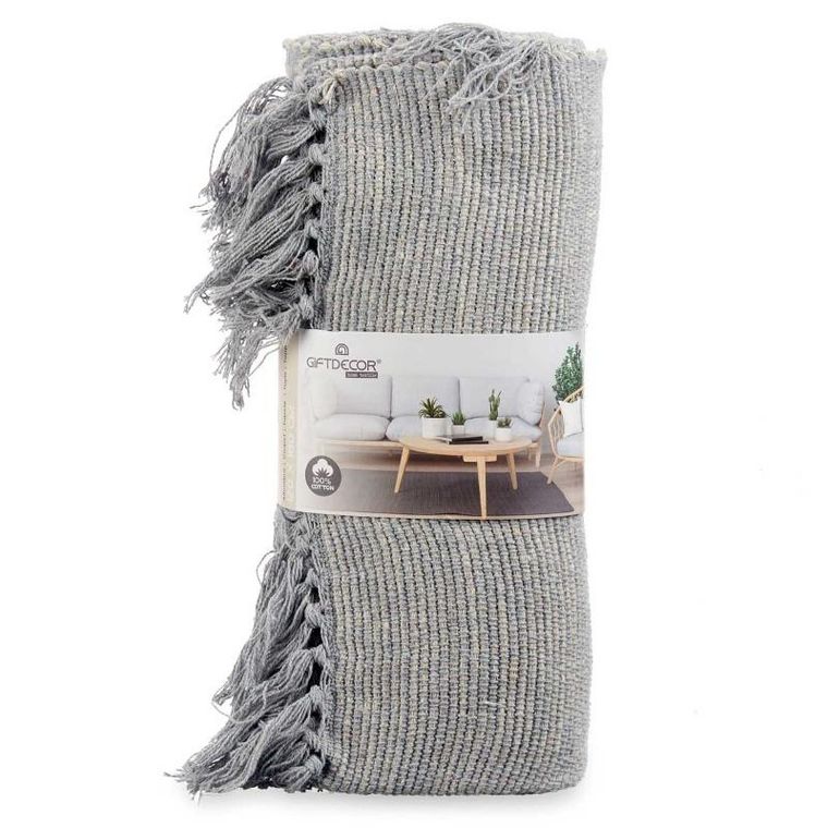Giftdecor, dywan z frędzlami, 100% bawełny, 180-120 cm