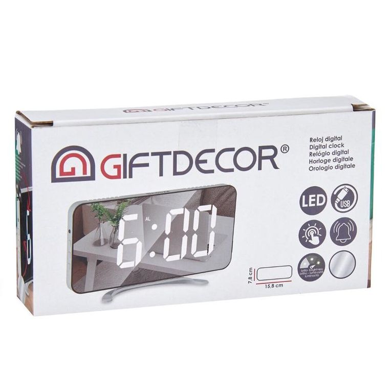 Giftdecor, Easy, budzik cyfrowy LED